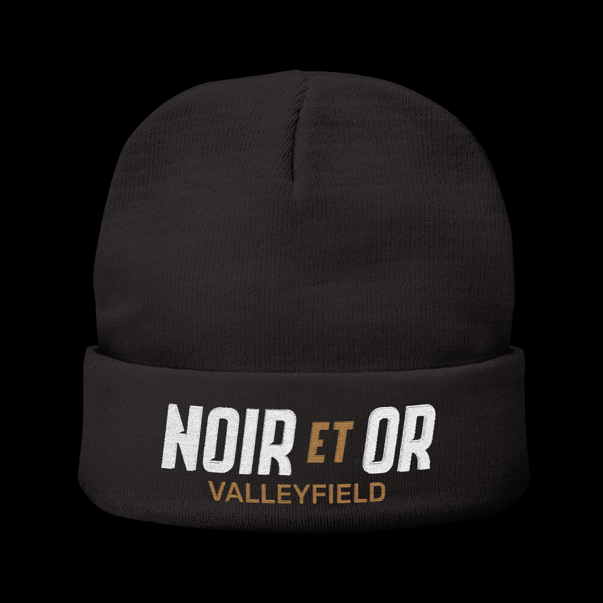 Tuque Noir et Or